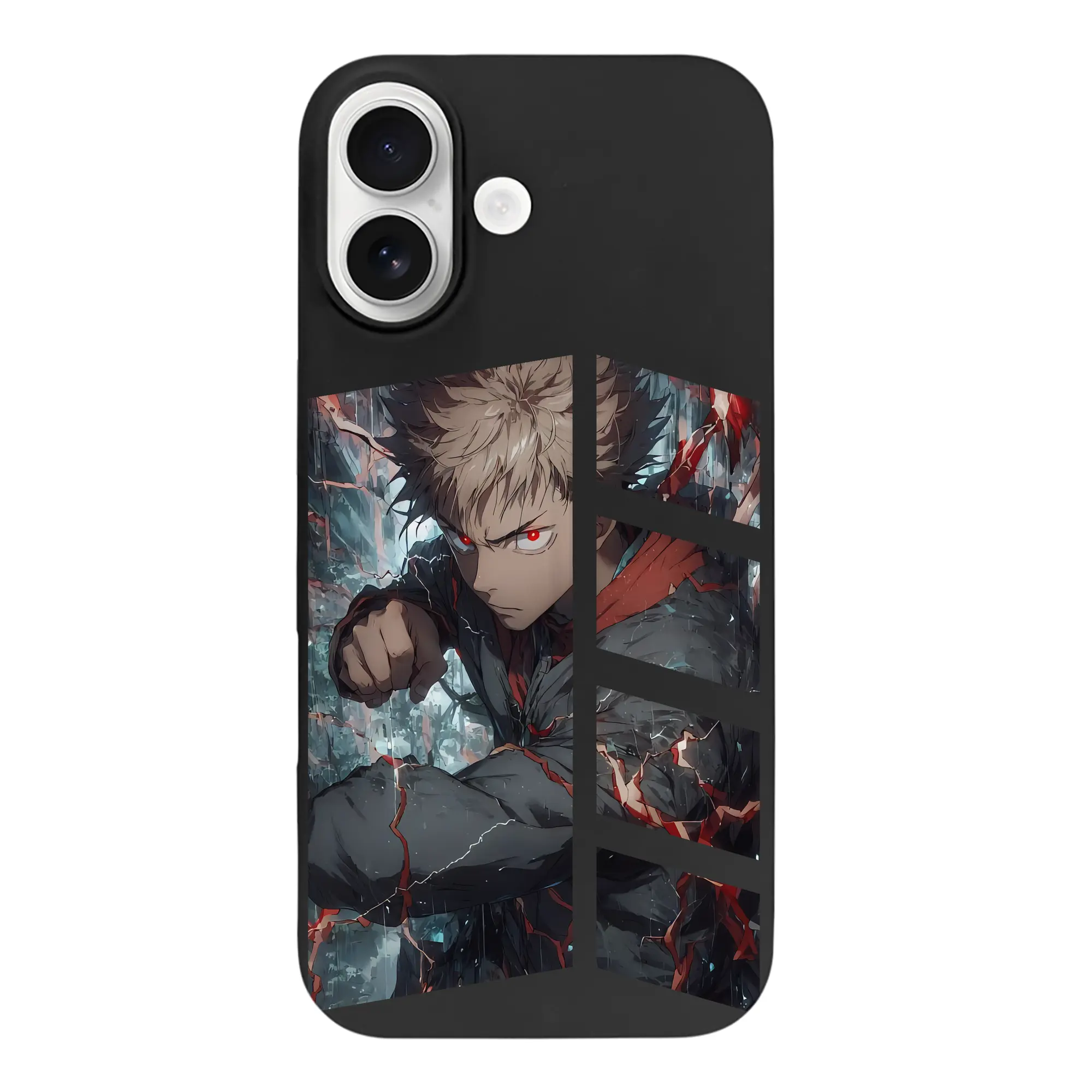 呪術廻戦 グッズ,虎杖 悠仁 - iPhone 17 シリーズ シリコンケース 薄型 耐衝撃 指紋防止 ソフトタッチカバー 精密フィット 傷防止 保護ケース iPhone 17/17 Air/17 Pro/17 Pro Max 対応